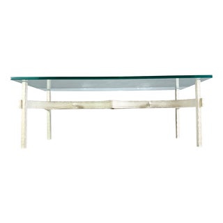 Vintage Wrought Iron Design Coffee Table, 1980s For Sale