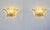 Glass Vintage Smoked Glass Palmette Wall Lights, 1990s, Set of 2 For Sale - Image 7 of 17