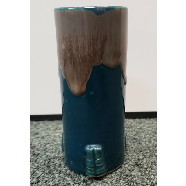 Late 19th Century Chinese Transmutation Glazed Porcelain Cylindrical Brush Pot (Qing Dynasty) For Sale In New Orleans - Image 6 of 8