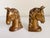 1960s Mid 20th Century Brass Horse Head Bookends- a Pair For Sale - Image 5 of 9