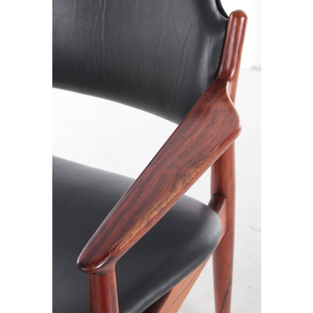 Black Model 62A Chairs by Arne Vodder for Sibast, Denmark, 1960s, Set of 4 For Sale - Image 8 of 9