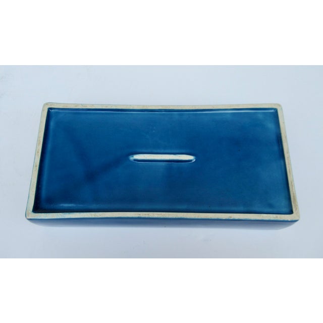 Vintage C.1960's Italian Aldo Londi for Bitossi Ceramic Glazed Lidded Keepsake/Decorative Accent Box For Sale - Image 12 of 12