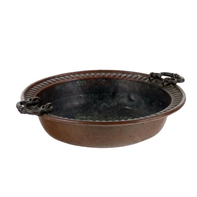 Antique Brazier in Copper For Sale