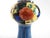 Blue Antique Ao-Kutani Yoshidaya Style Art Deco Pedestal Vase Fuku Mark C. 1920s–1940s For Sale - Image 8 of 15