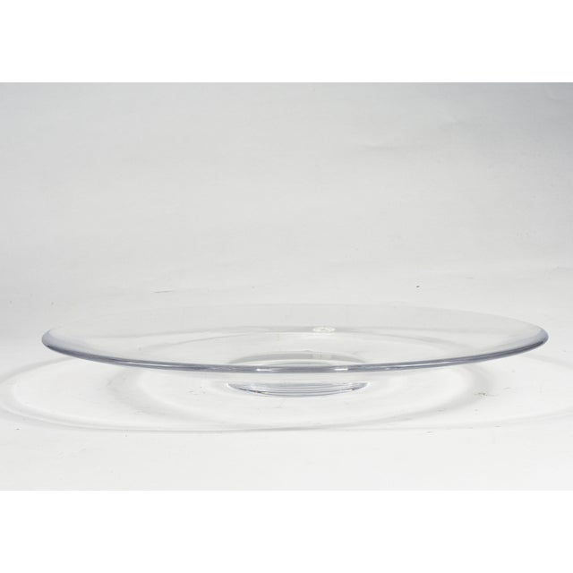 Transparent Glass Plate from Duccio Di Senj, Italy, 2000s For Sale - Image 4 of 8