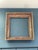1800's Russian Gilded Frame, 19.5" x 17.5" x 5.5". Ornament done with carved wood, original clay, and gilding.