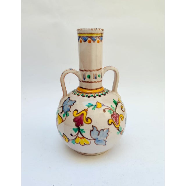 Ceramic Vietri Sul Mare Ceramic Amphora Vase Designed by Vincenzo Pinto, 1970s For Sale - Image 7 of 12