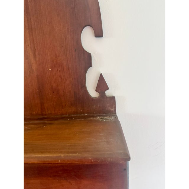 19th Century Victorian Gothic Revival Wall Mount Box For Sale - Image 9 of 12