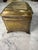 Victorian Vintage Brass Engraved Jewelry Casket With Claw Feet For Sale - Image 3 of 7