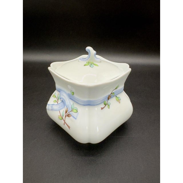 Beautiful delicate French porcelain piece from the Theodore Haviland Collection, Limoges France 1958. A soft lobed shape...
