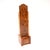 1930s Art Deco Figured Walnut Cheval Floor Mirror, 1930s For Sale - Image 5 of 11