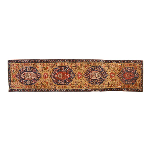 Antique Karabagh Rug Runner - 3' x 12'11" For Sale