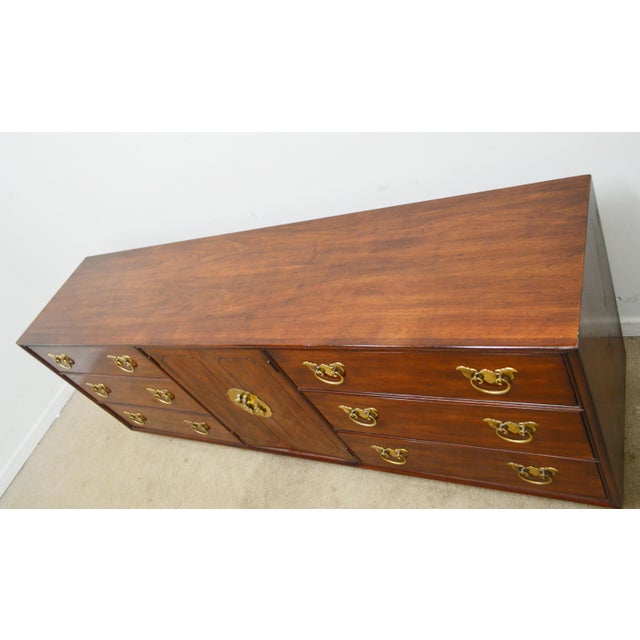 Brown Henredon Pan Asian Dresser For Sale - Image 8 of 18