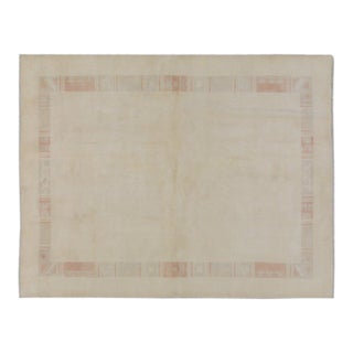 Vintage Turkish Anatolian Hand Knotted Wool Rug, 5'1''x6'6'' For Sale