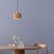 Nova Tambo Pendant Light - Natural Ash Wood Finish, Weathered Brass Base For Sale - Image 4 of 11