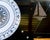 Wood "Celestial Navigation" Mid-Century Modern Nautical Serving Tray, Rare Vintage Couroc of Monterey For Sale - Image 7 of 11