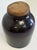 Wood Antique Primitive Crock Jar With Wood Lid For Sale - Image 7 of 11