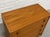 Mid Century Modern Teak Dresser | Danish Modern Chest of Drawers | Vintage Teak Nightstand With Sculptural Pulls. C. 1960’s For Sale - Image 11 of 11