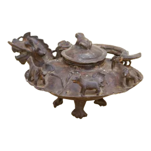 Large Ancient Dragon Tea Pot