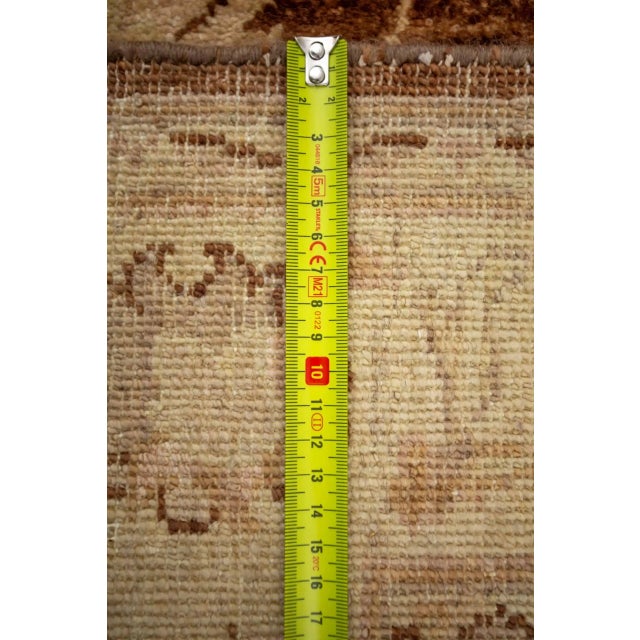 Hand-Knotted Ziegler Rug in Wool For Sale - Image 9 of 11
