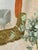 Contemporary Orange Green Color Block Wool Moroccan Rug For Sale - Image 12 of 18