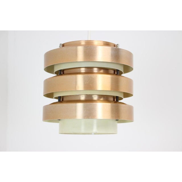 Gold Mid-Century Pendant from Drupol, 1970s For Sale - Image 8 of 15