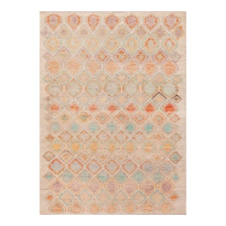 Nazmiyal Collection Rustic Geometric Small Modern Rug 4 ft 3 in X 5 ft 10 In For Sale