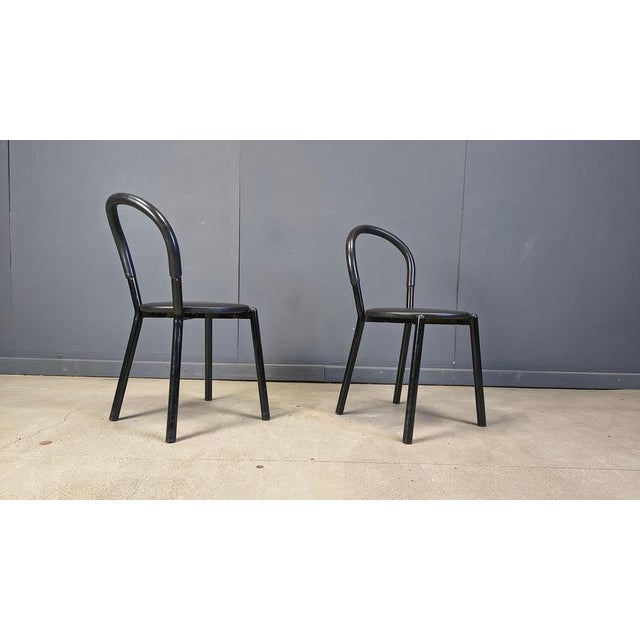 1980s Italian Postmodern Dining Chairs, 1980s, Set of 4 For Sale - Image 5 of 17