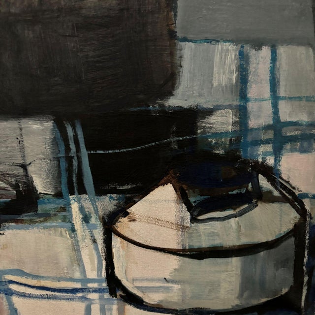 E. Van Lopik, Still Life, 1972, Oil on Canvas For Sale - Image 11 of 13