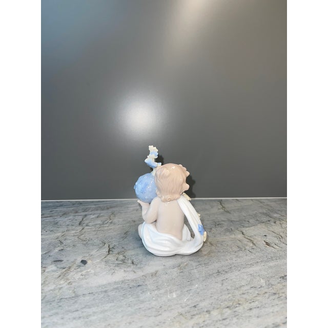 Mid-Century Modern Lladro a New Beginning Child With Stars Porcelain Figurine For Sale - Image 3 of 4