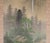 Textile "Landscape With Waterfall", Showa Japanese Silk Scroll Painting For Sale - Image 7 of 18