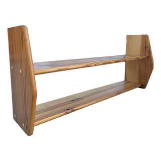 Vintage Brutalist Wall Shelf, 1970 For Sale