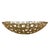 Boldly architectural and unmistakably Brutalist, this large vintage silver-plated fruit bowl is a striking example of...