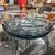 1960s Murano Glass Centerpiece with Bubbles. Smoked Black, Diameter 24 Cm. By Murano for 1295 Murano For Sale - Image 4 of 10