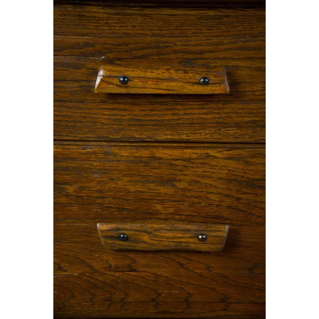 Vintage A. Brandt Ranch Oak Furniture Oak 6 Drawer Dresser Chairish