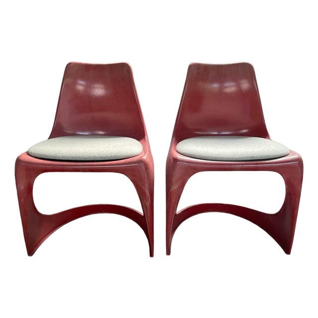 Set of Vintage Design Chairs by Steen Ostergaard for Cado, 1971 For Sale