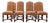Vintage Designmaster Traditional Upholstered Dining Chairs (Set of 8) For Sale