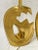 Pair of Pierre Cardin Brass Tidal Wave Lamps For Sale - Image 9 of 12