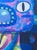 Cecilia Beaven Contemporary Abstract Purple and Blue Toned Biomorphic Dragon Figure Painting, 2021 For Sale In Houston - Image 6 of 11