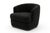 Ancla Swivel Chair in Black by Moanne For Sale - Image 6 of 6