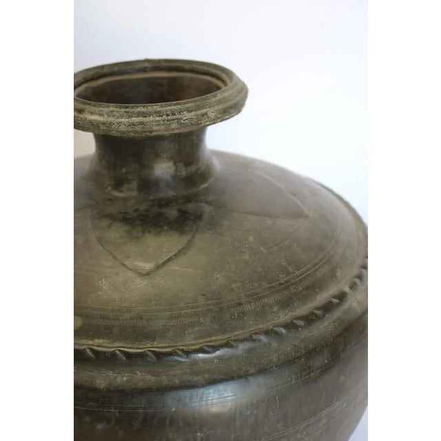 Antique Brass Water Container From India For Sale - Image 4 of 7