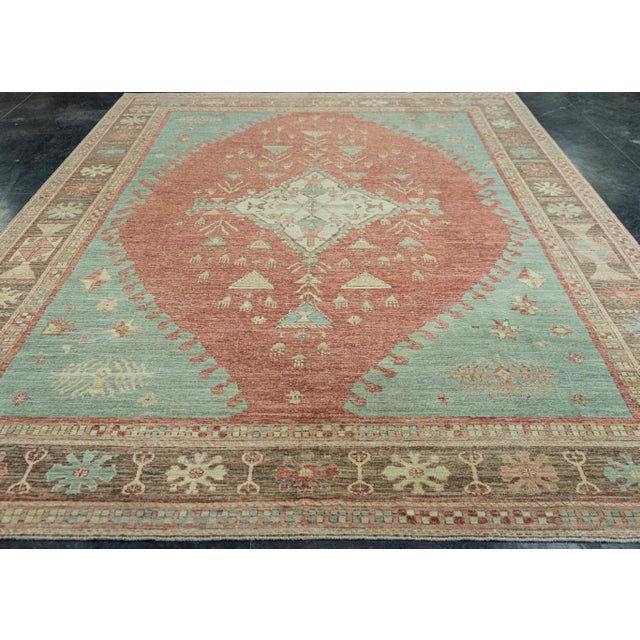 Turkish Oushak Antique Look Rug 8'11" x 12'6" #20070 Explore a curated collection of hallway runners, wool rugs, and...