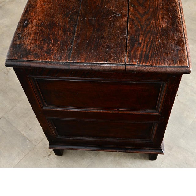 18th Century English 18th Century Oak Mule Chest For Sale - Image 5 of 13