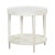 Classic Distressed White Round End Table For Sale In Greensboro - Image 6 of 6