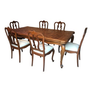Dining Set - Expands to 118 Inches Long For Sale