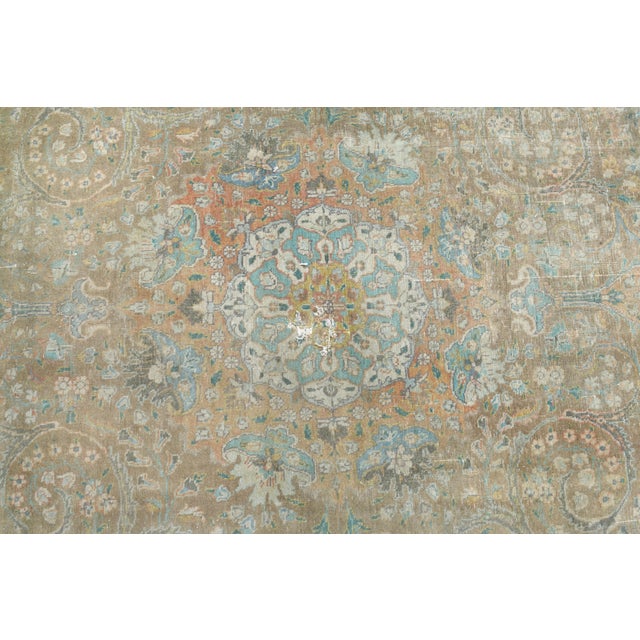 Vintage Persian Hand-Knotted vintage rug is a semi-antique vintage area rug. The '70s Eastern region of Turkey's unique...