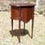 Vintage Mahogany French Style Tobacco Humidor Cabinet Smoke Stand Bedside Table. Features a sculptural form with a turtle...