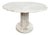 Neoclassic White Drapery Marble Side or Coffee Table, Italy For Sale