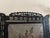 Textile Vintage Victorian Fireplace Ebony Screen Featuring a Hand Painted Floral Arrangement on Canvas For Sale - Image 7 of 7
