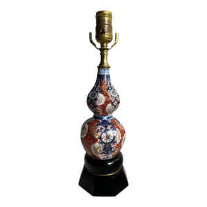 Antique Imari Porcelain Vase Lamp